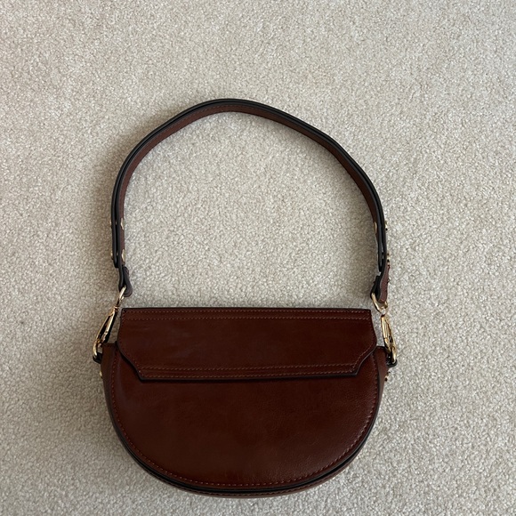 Mango shoulder bag; worn twice; dark ish red / maroon - Picture 2 of 3